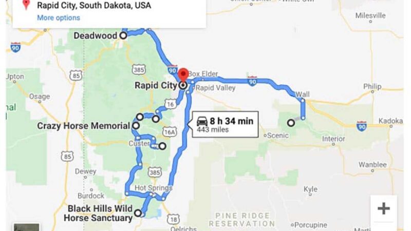 South Dakota Attractions Map: Exploring the Wonders of the Mount Rushmore State