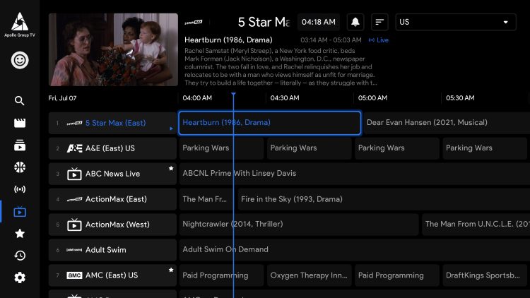 How to get Apollo group tv on firestick